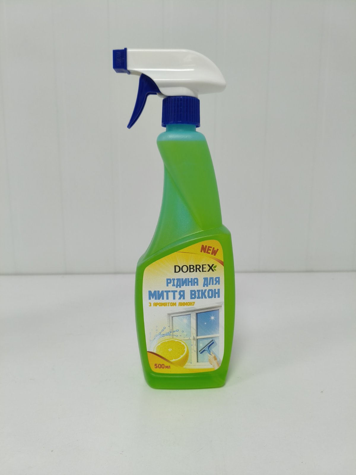 Рідина для миття вікон DOBREX Лимон 0,5л